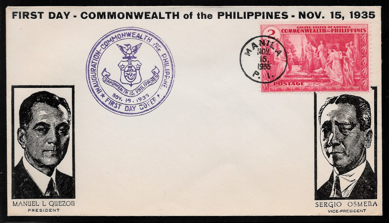 Philippines 1935 First Day Cover 